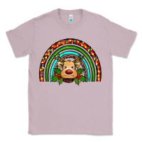 Lilac reindeer rainbow christmas Classic Tee - RanaPortraitStore
