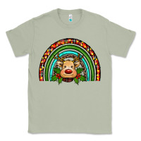 Matcha reindeer rainbow christmas Classic Tee - RanaPortraitStore