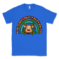 True Royal reindeer rainbow christmas Classic Tee - RanaPortraitStore