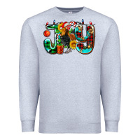 Heather Grey joy with roaster Premium Sweatshirt - AdoDesignShop