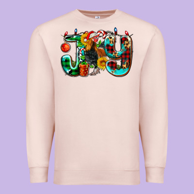 Joy With Roaster Premium Sweatshirt Designed By Adodesignshop