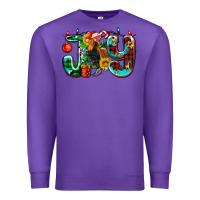 Purple joy with roaster Premium Sweatshirt - AdoDesignShop