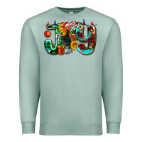 Seafoam joy with roaster Premium Sweatshirt - AdoDesignShop