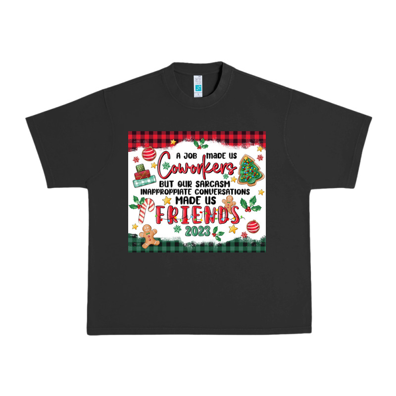 Christmas Coworkers Urban Heavy Tee by MaliasSmallBusiness | Teevron