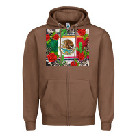 Chestnut mexican flag Zipper Hoodie - CTS Tumbler Store