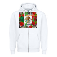 White mexican flag Zipper Hoodie - CTS Tumbler Store