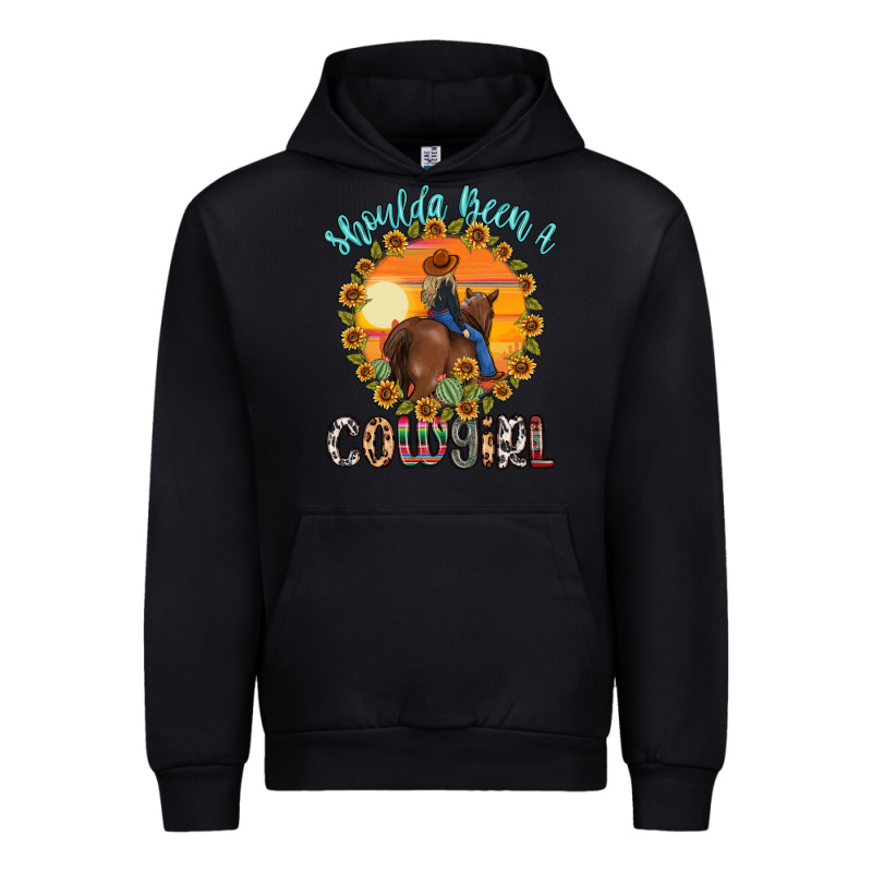 Shoulda Been A Cowgirl Urban Hoodie by MaliasSmallBusiness | Teevron