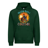 Forest Green shoulda been a cowgirl Urban Hoodie - MaliasSmallBusiness