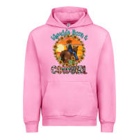 Fuchsia Pink shoulda been a cowgirl Urban Hoodie - MaliasSmallBusiness