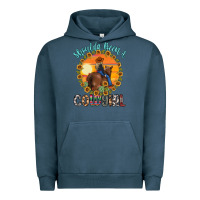 Pigment Midnight Navy shoulda been a cowgirl Urban Hoodie - MaliasSmallBusiness
