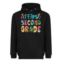Black team second grade Heavyweight Hoodie - JahusDesignShop