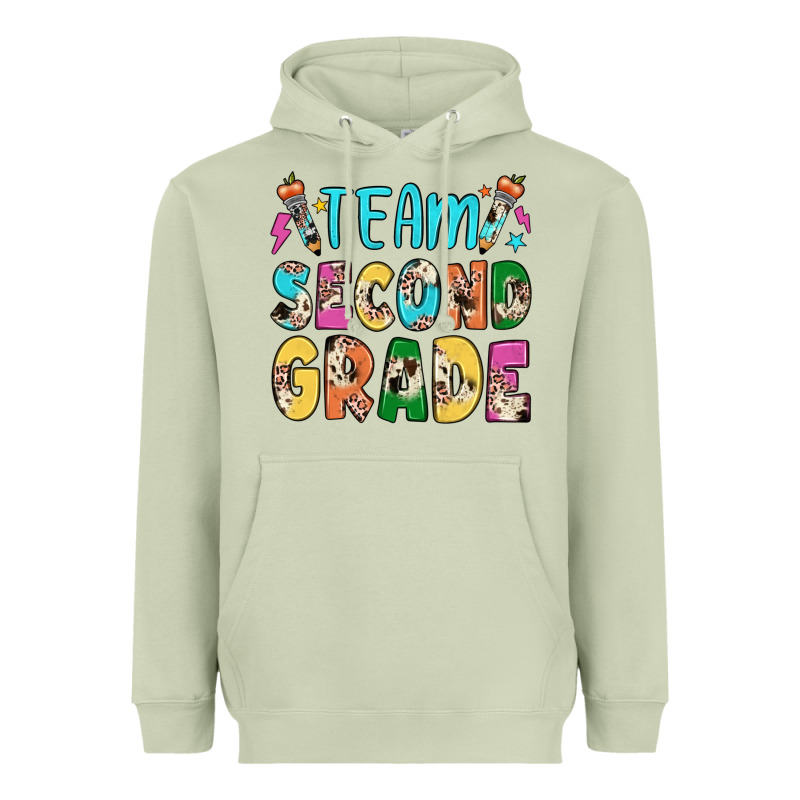 Team Second Grade Heavyweight Hoodie by JahusDesignShop | Teevron