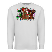 Dove Grey joy and horse Christmas Premium Sweatshirt - AdoDesignShop