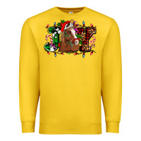 Lemon joy and horse Christmas Premium Sweatshirt - AdoDesignShop