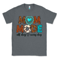 Charcoal Heather mom mode all day every day Classic Tee - texasbilliewilder