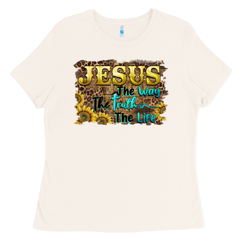 Jesus The Way The Truth The Life Ladies Tee by BarkalooDesign | Teevron