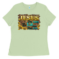 Matcha jesus the way the truth the life Ladies Tee - BarkalooDesign