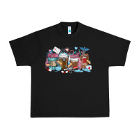 Black nurse elements coffee cups Urban Heavy Tee - MaliasSmallBusiness