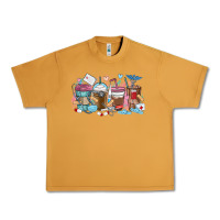Peanut Butter nurse elements coffee cups Urban Heavy Tee - MaliasSmallBusiness