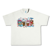 Pistachio nurse elements coffee cups Urban Heavy Tee - MaliasSmallBusiness