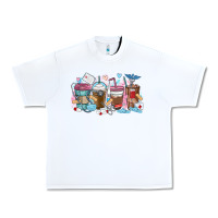 White nurse elements coffee cups Urban Heavy Tee - MaliasSmallBusiness