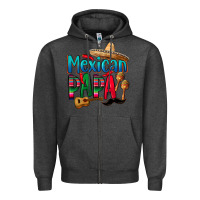 Charcoal Heather mexican papa Zipper Hoodie - CTS Tumbler Store