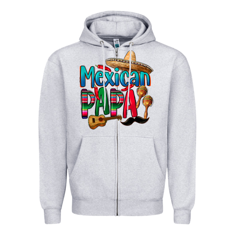 Mexican Papa Zipper Hoodie by CTS Tumbler Store | Teevron