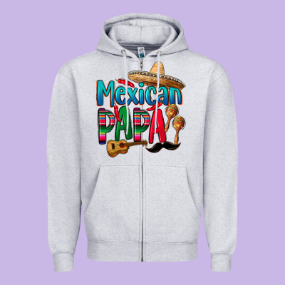 Mexican Papa Zipper Hoodie Designed By Cts Tumbler Store