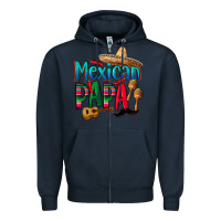 Navy mexican papa Zipper Hoodie - CTS Tumbler Store