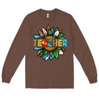 Chestnut teacher sunflower tbw Long Sleeve Tee - texasbilliewilder