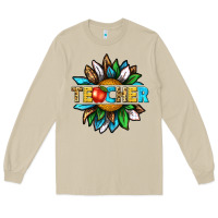 Mushroom teacher sunflower tbw Long Sleeve Tee - texasbilliewilder