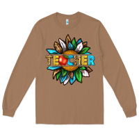 Toasted Coconut teacher sunflower tbw Long Sleeve Tee - texasbilliewilder