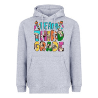 Heather Grey team third grade Heavyweight Hoodie - JahusDesignShop