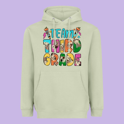 Team Third Grade Heavyweight Hoodie Designed By Jahusdesignshop