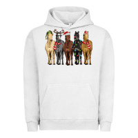 Pigment Lunar Rock horses with christmas Urban Hoodie - MaliasSmallBusiness