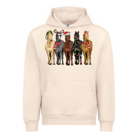 Sandshell horses with christmas Urban Hoodie - MaliasSmallBusiness
