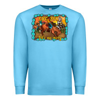 Ocean Blue cowboy take me away Premium Sweatshirt - JahusDesignShop