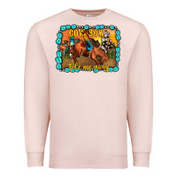 Pale Pink cowboy take me away Premium Sweatshirt - JahusDesignShop