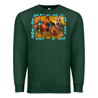Sports Green cowboy take me away Premium Sweatshirt - JahusDesignShop
