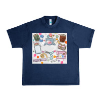 Navy sewing Urban Heavy Tee - MaliasSmallBusiness