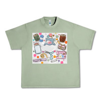 Oil Green sewing Urban Heavy Tee - MaliasSmallBusiness