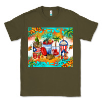 Army Green puerto rico coffee cups Classic Tee - Zillion Design Studio
