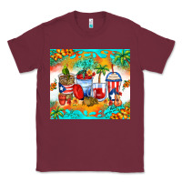 Burgundy puerto rico coffee cups Classic Tee - Zillion Design Studio
