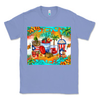 Colony Blue puerto rico coffee cups Classic Tee - Zillion Design Studio