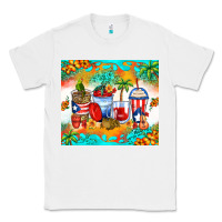 White puerto rico coffee cups Classic Tee - Zillion Design Studio