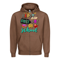 Chestnut happy first day of school Zipper Hoodie - Zillion Design Studio