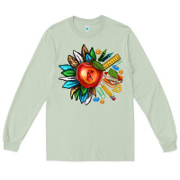 Matcha teacher sunflower Long Sleeve Tee - texasbilliewilder