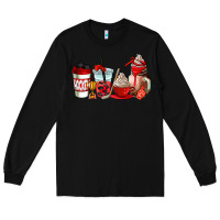 Black hockey coffee cups Long Sleeve Tee - AdoDesignShop