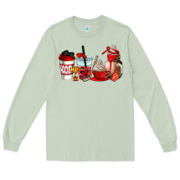 Matcha hockey coffee cups Long Sleeve Tee - AdoDesignShop