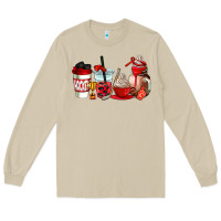 Mushroom hockey coffee cups Long Sleeve Tee - AdoDesignShop